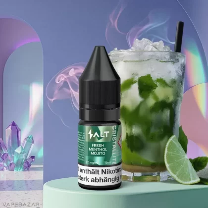 Salt Cristallite Liquid – Fresh Menthol Mojito - VapeApe; 20mg/ml