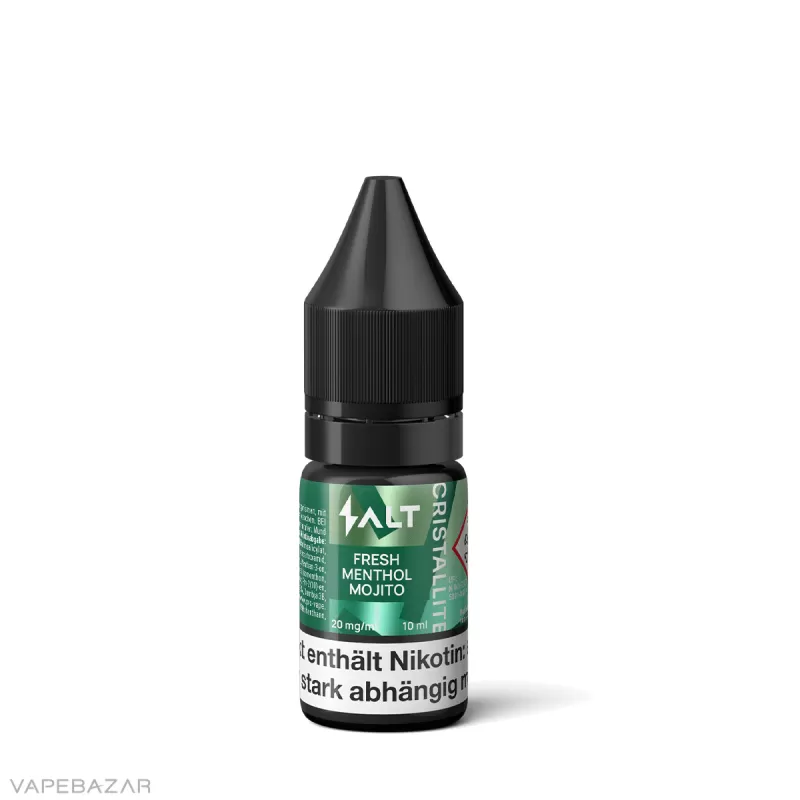Salt Cristallite Liquid – Fresh Menthol Mojito - VapeApe; 20mg/ml - Image 3