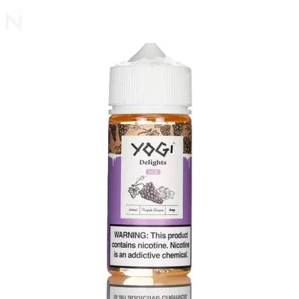 Yogi Delights E-Liquid - Purple Grape Ice - 100mL - 6mg