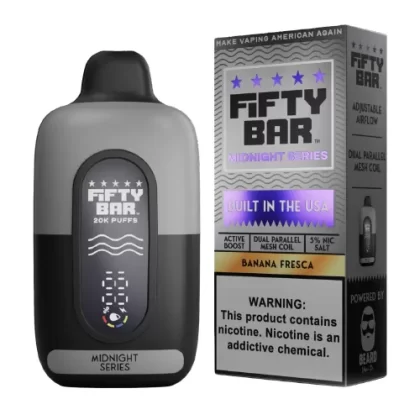 Banana Fresca Disposable Vape (20000 Puffs) by Fifty Bar 20K