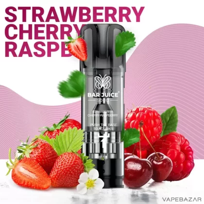 Bar Juice Prefilled Pod – Strawberry Cherry Raspberry (2er Pack) - Bar Juice 5000 / 2ml