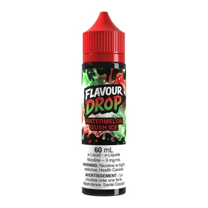 Flavour Drop Freebase E-Liquid – Watermelon Gush Ice 60ml