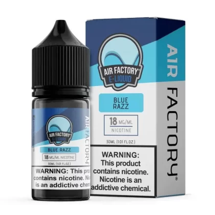 Sale $11.00 – Blue Razz by Air Factory Salt eJuice 30mL