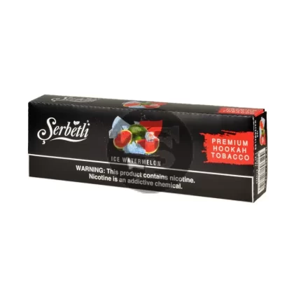 Serbetli Premium Hookah Tobacco 10 packs of 50g Ice Watermelon