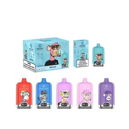 UZY Bang Digital 15000 Disposable Vape LED Display - Strawberry Watermelon, Blueberry On Ice; 3-nicotine, 5-nicotine