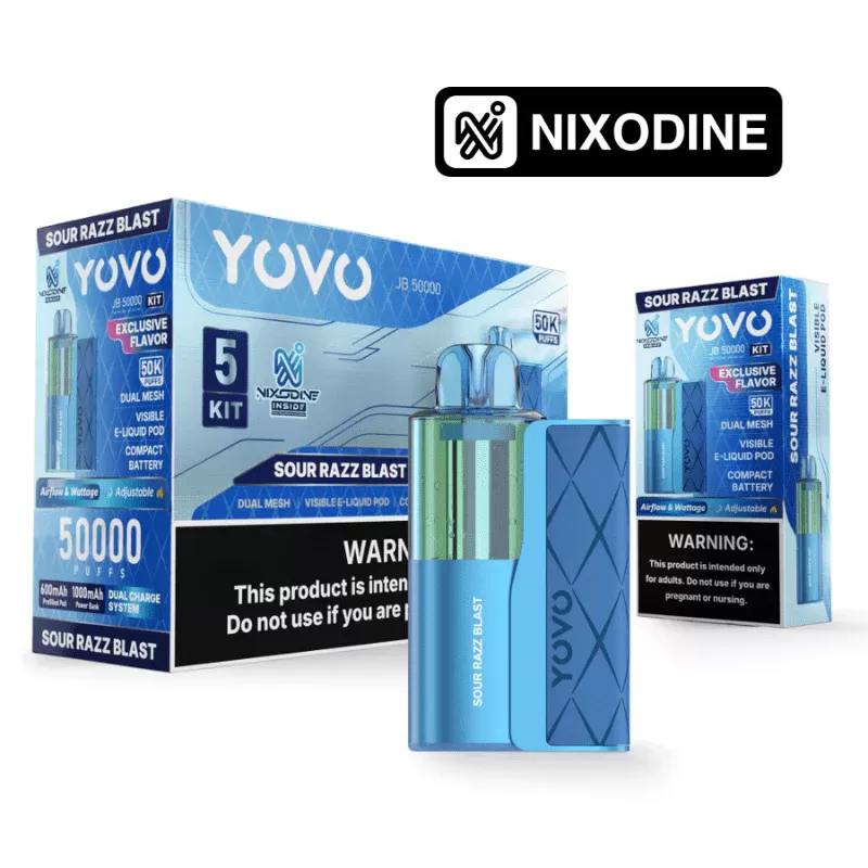 Yovo JB50k Full Kit Nixodine Sour Razz Blast