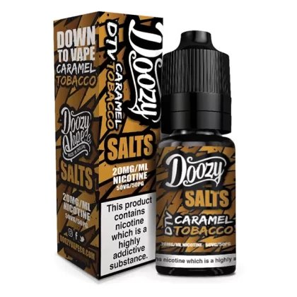 Doozy Caramel Tobacco Nic Salt E-Liquid - Vape Product, Vape Product