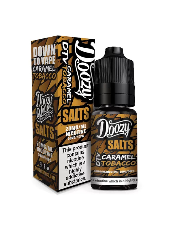 Doozy Caramel Tobacco Nic Salt E-Liquid - Vape Product, Vape Product