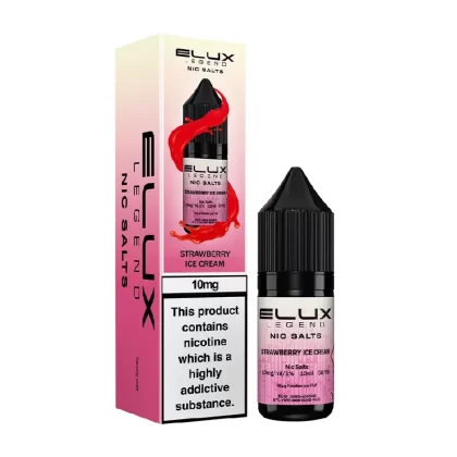 Strawberry Ice Cream Nic Salt E-Liquid by Elux