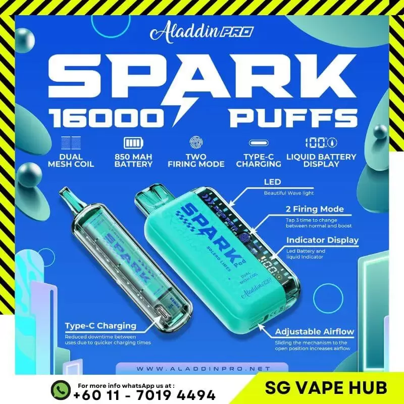 ALADDIN PRO SPARK 16000 Puffs - Image 2