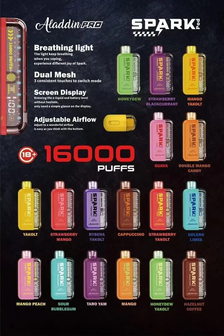 ALADDIN PRO SPARK 16000 Puffs - Image 3