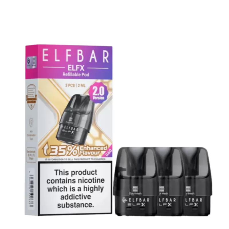 Elf Bar Elfx 2.0 Replacement Pods - Vape Co