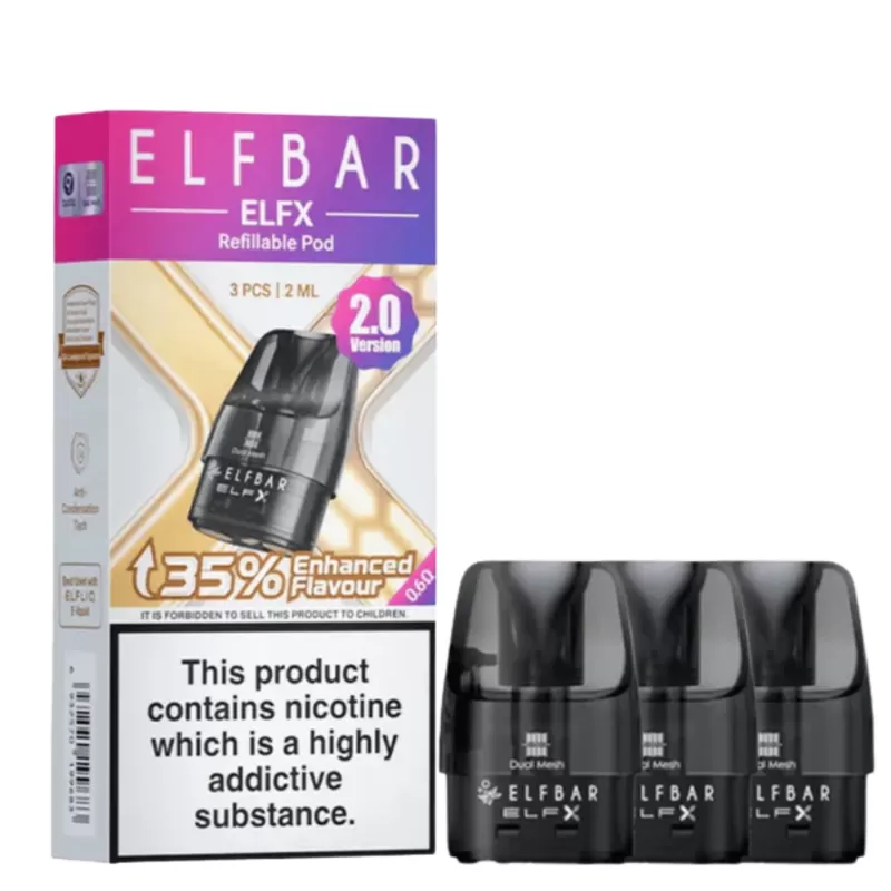 Elf Bar Elfx 2.0 Replacement Pods - Vape Co - Image 2