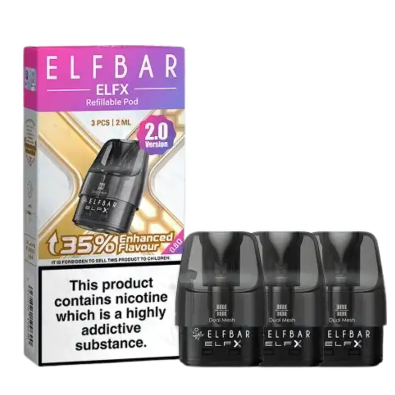 Elf Bar Elfx 2.0 Replacement Pods - Vape Co - Image 3