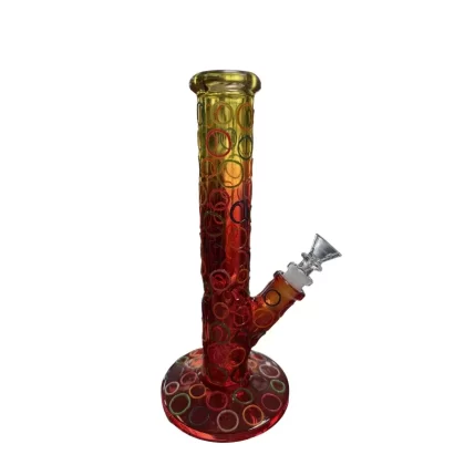 10″ Multi Color Circle Water Pipe