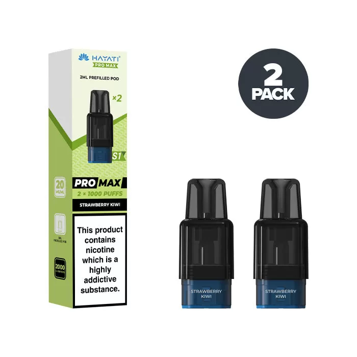 Strawberry Kiwi Hayati Pro Max S1 Prefilled Pods