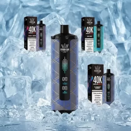 Crown Bar Mega Max 40k Puffs 6MG Al Fakher Disposable Pod - Elegantvapestore
