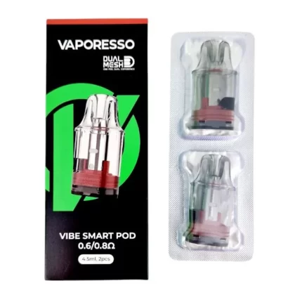 VAPORESSO VIBE REPLACEMENT PODS - 0.6 / 0.8 ohm