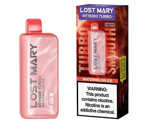 Lost Mary MT15000 Turbo Thermal Edition Rechargeable Disposable Vape - Strawberry Kiwi / 50 mg - Image 3