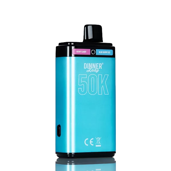 Dinner Lady 50K 50000 Puffs Disposable Vape - 30mL - Fizzy Strawberry & Fizzy Grape - Image 3