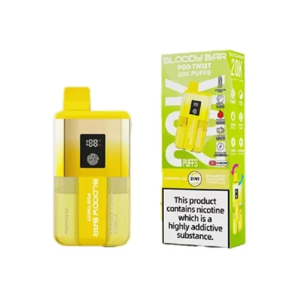 Bloody Bar 20K Prefilled Pod Kit Pineapple Ice / Strawberry Raspberry Cherry Ice - Nicotine Strength#20mg