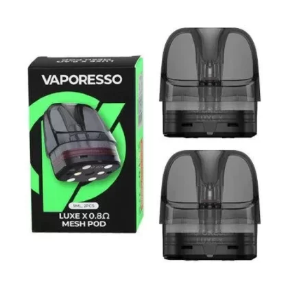 VAPORESSO LUXE X REPLACEMENT PODS - OHM#0.4>0.8>0.6