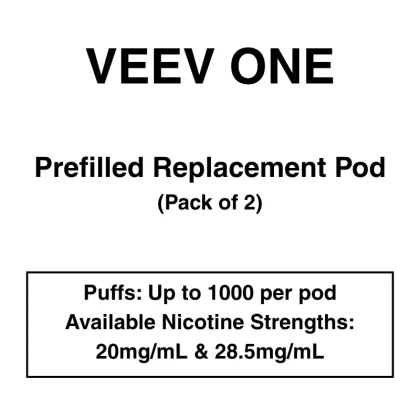 VEEV One – Prefilled Replacement Pods – Pack of 2