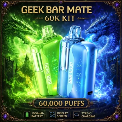 Geek Bar MATE 60K KIT - Blue Razz Ice - Vapeciga
