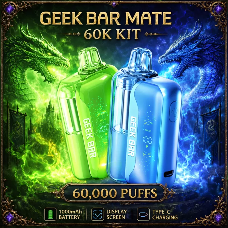 Geek Bar MATE 60K KIT - Blue Razz Ice - Vapeciga