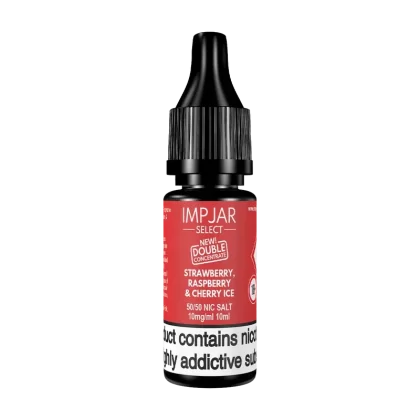 Straw Raspberry Cherry Ice Nic Salt by Imp Jar Select
