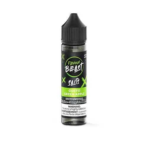 Gusto Green Apple-Flavour Beast E-Liquid Salt 60ML’