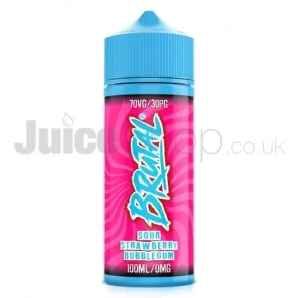 Sour Strawberry Bubblegum By Brutal (100ml)