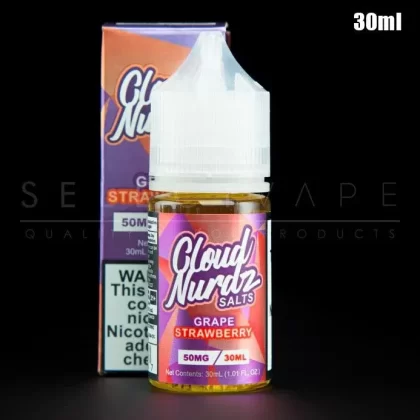 Cloud Nurdz – Grape Strawberry Nic Salt 30ml