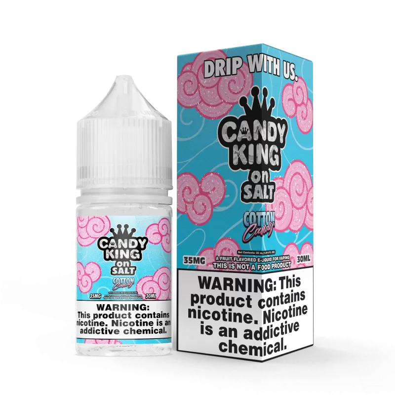 CANDY KING on SALT - Cotton Candy - 30ML E-Liquid - 35MG