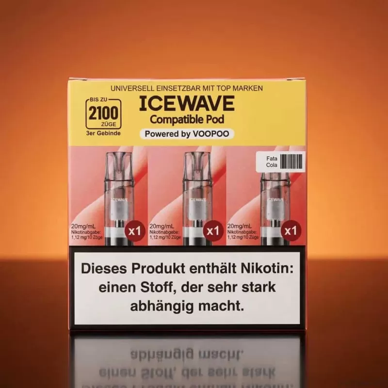 ICEWAVE Pod – Fata Cola – 3er Pack - Cola / 20mg/ml - Image 2