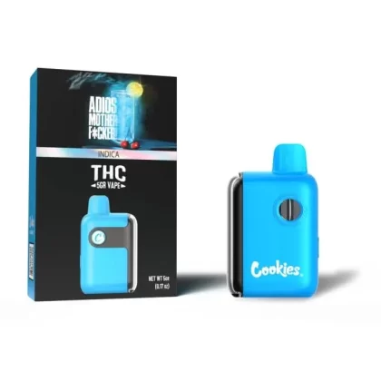 Cookies THCa Disposable Vape 5g - strain#Adios MF>Apples and Bananas>Bernie Hana Butter>Blueberry Banana>Blue Razz>Hawaiian Rain>Hollywood>Long Island>Tequila Sunrise>Triple Scoop