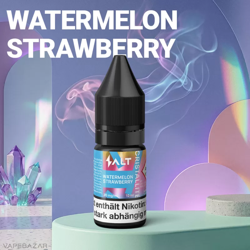 Salt Cristallite Liquid – Watermelon Strawberry - Vapebazar - Image 2