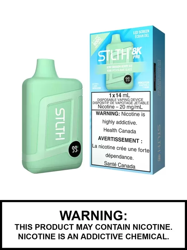 Kiwi Dragon Berry Ice STLTH 8K Pro Disposable Vape