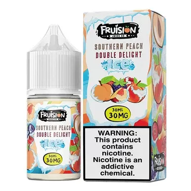Southern Peach Double Delight Ice by Fruision E-Juice (30mL)(Salts)