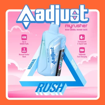 adjust myrusher 40K Puff Disposable Device - 40,000 Puffs