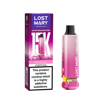 Pink Lemonade Lost Mary NERA15K Refill Pack - Vapeshop Co