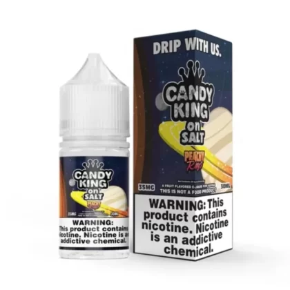 Candy King on Salt Peachy Rings eJuice - Vape Product; Vape Product, Vape Product
