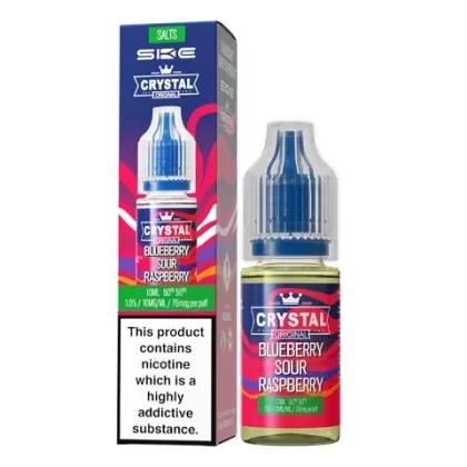 SKE Crystal Nic Salts – Blueberry Sour Raspberry – 10ml