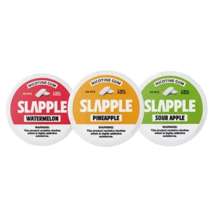 Slapple Nicotine Gum - Vape Product, Vape Product; Lemon, Mint