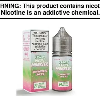 STRAWBERRY LIME ICE BY FROZEN FRUIT MONSTER SALT NIC 30ML - Vapejuice