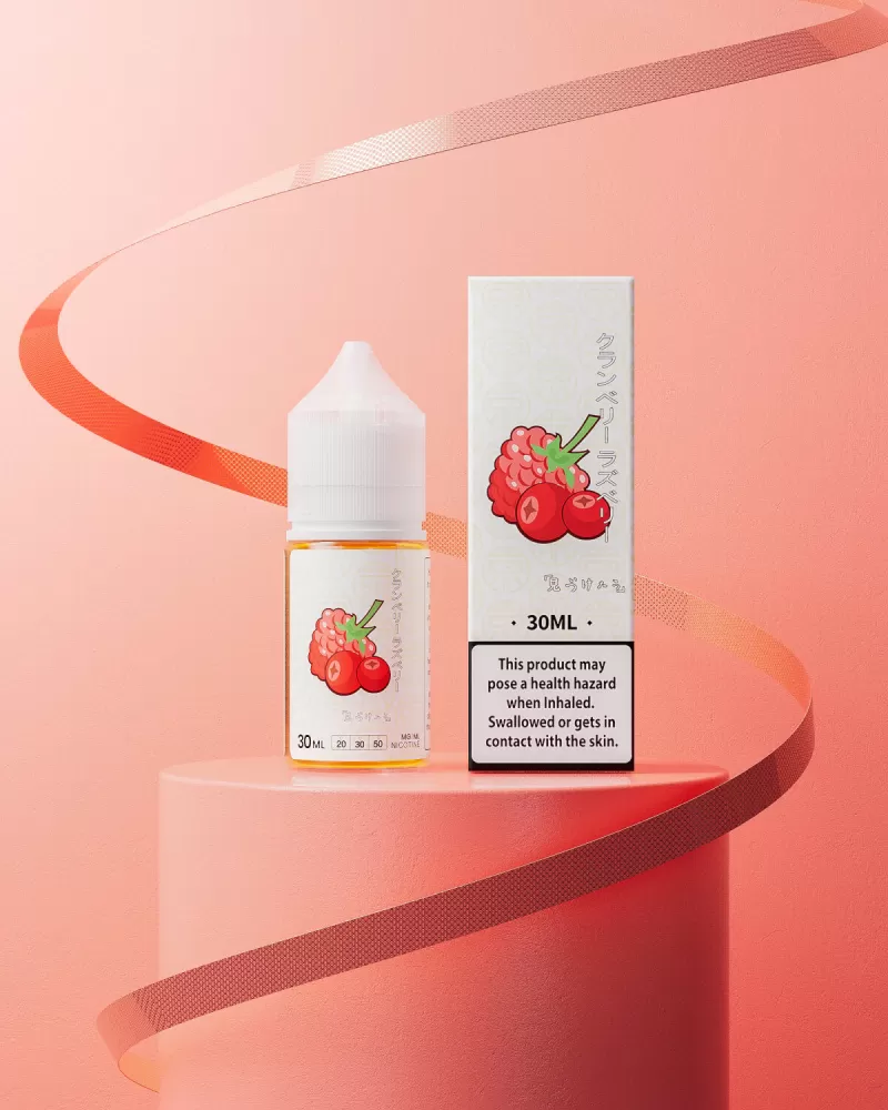 Tokyo E juice Iced Cranberry Raspberry Saltnic 30ml - 20 mg / 30 ml - Image 2