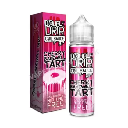 Cherry Bakewell Tart E-Liquid Shortfill by Double Drip - Vapestreams Co