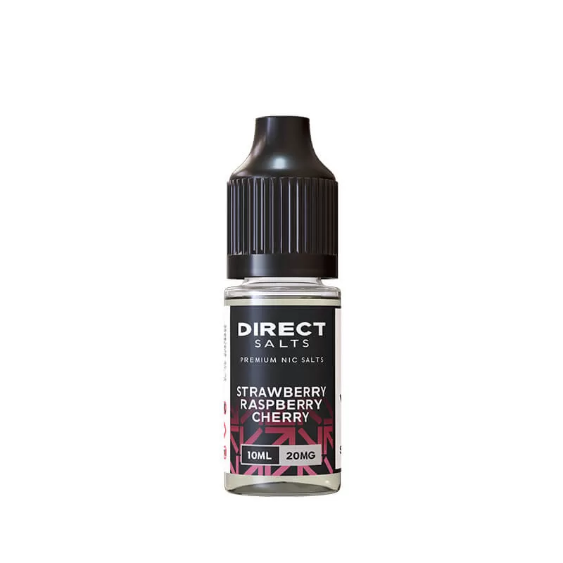 Direct Salts Strawberry Raspberry Cherry 10ml E-Liquid - 10mg - Image 2