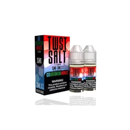 Watermelon Madness ICED 2x 30ml (60ml) Nic Salt Vape Juice – Twist E-Liquids - Vape Product