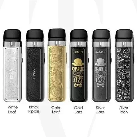 Voopoo Vinci Pod Vape Kit Royal Edition - Colour#Gold Jazz>Black Ripple>Silver Jazz>Gold Leaf>Silver Icon